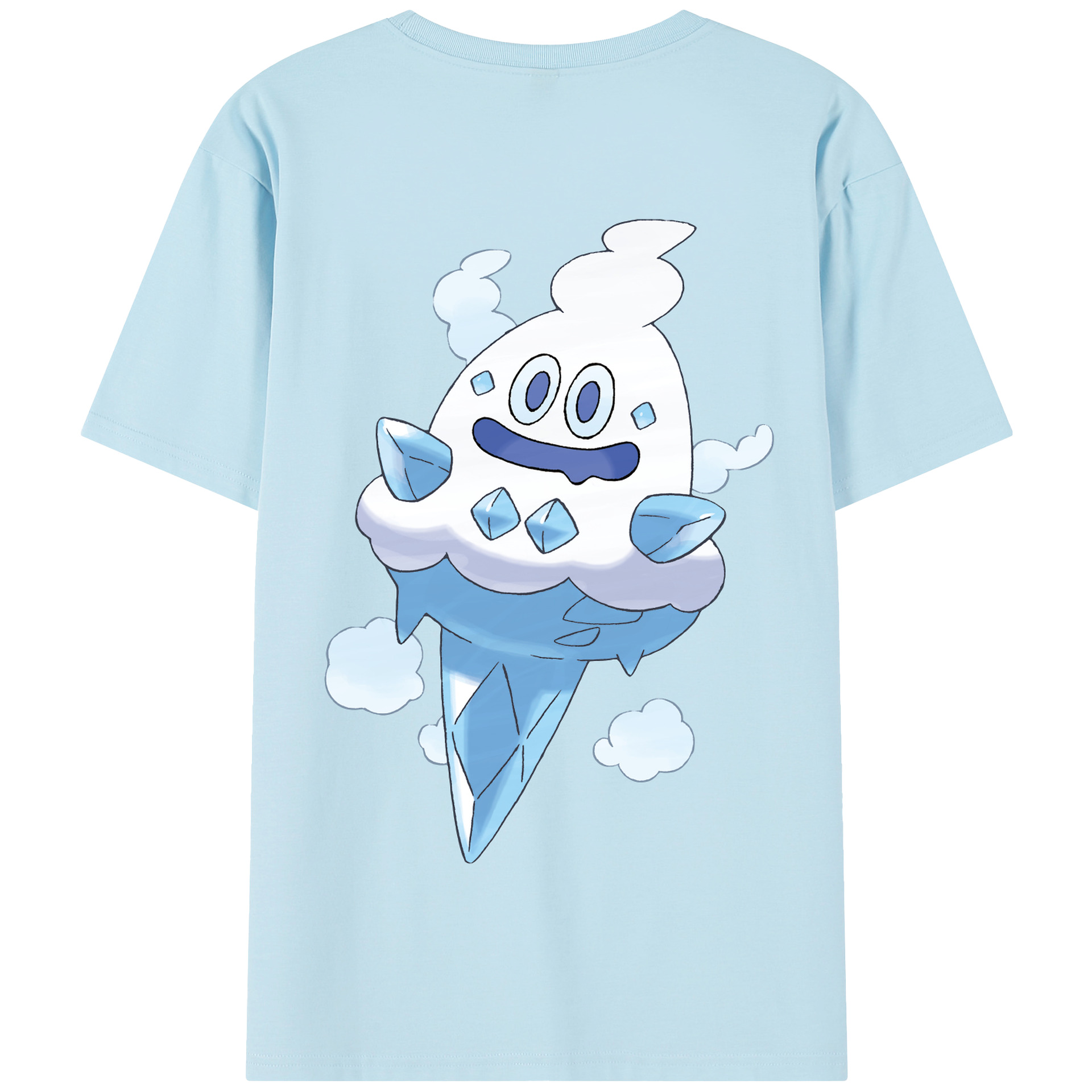（画像用） ポケットモンスター Pokémon 綿100％半袖Tシャツ（背面プリント）